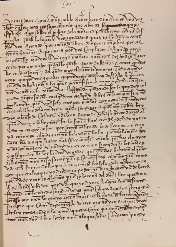 Portada de Tratado de Monteria del Siglo XV - Duque de Almazan