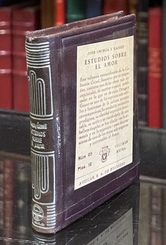 Portada de Estudios sobre el Amor. Crisolin n� 3 - Ortega y Gasset