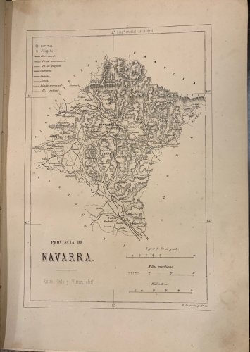 Portada de Cronica de la Provincia de Navarra. Cronica de la Provincia de Guipuzcoa. Cronica del Se�orio de Vizcaya. Cronica de la Provincia de Alava  - Julio Nombela. Fernando Fulgosio. Francisco Rodriguez Garcia. Jose Bisso