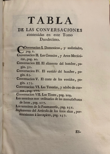 Portada de Espectaculo de la Naturaleza. Parte VI Tomo XII.  - M. Pluche