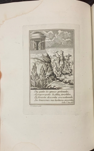 Portada de Horrores del Fatalismo � El P�lades Sincero. Poema hist�rico dividido en siete cartas, la �ltima dirigida a la Se�ora Do�a Maria Cristina de Borb�n, en que un amigo cuenta a otor sus desventurados sucesosm asegurandole la mas constante amistad - D. B. P y A. de D. 