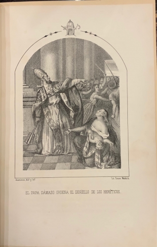 Portada de Historia de los Papas. Cr�menes, muertes, envenenamientos, parricidios, adulterios � incestos cometidos por los romanos pontifices desde San Pedro hasta nuestros d�as - Mauricio de la Chatre