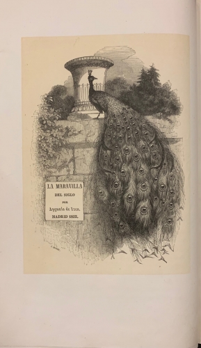 Portada de La Maravilla del Siglo, cartas � Mar�a Enriqueta, � sea, una Visita � Paris y Londres durante la famosa Exhibici�n de la Industria Universal de 1851 - Wenceslao Ayguals de Izco