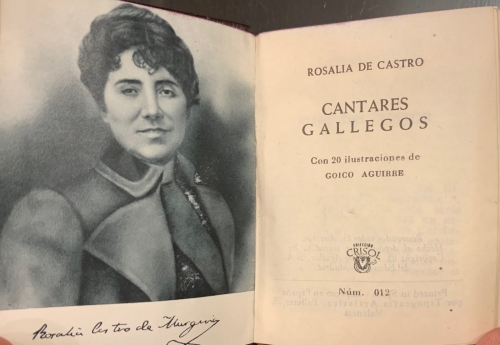 Portada de Cantares Gallegos. Crisolin 12 - Rosalia de Castro