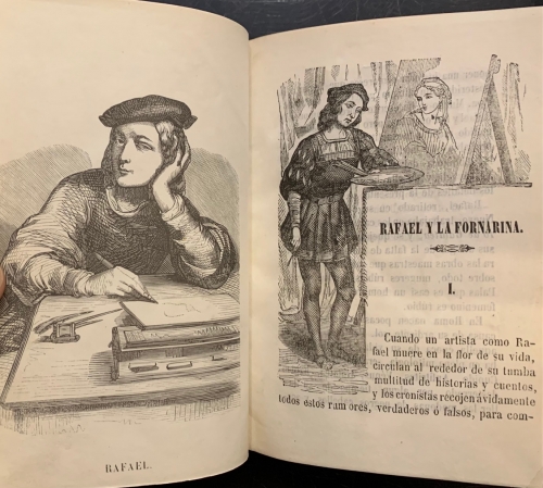 Portada de Rafael y La Fornarina - Joseph Mery