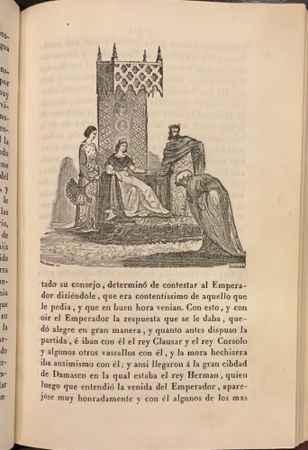 Portada de Historia del esforzado cavallero Partinobles, Conde de Bles; y despu�s  fu� Emperador de Constantinopla