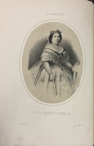 Portada de Cr�nica del viaje de SS.MM y AA.RR � las Provincias Andaluzas - Francisco Mar�a Tubino