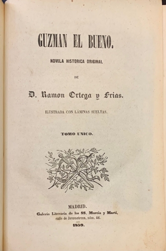 Portada de Guzm�n El Bueno - Ram�n Ortega y Frias