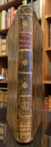 Portada de Regla de la �rden de la Caballeria de Santiago con notas sobre algunos de sus cap�tulos y un ap�ndice de varios documentos