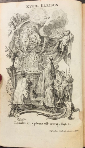 Portada de Litaniae Lauretanae ad Beatae Virginis Caelique Reginae Mariae - Francisco Xaverio Dornn