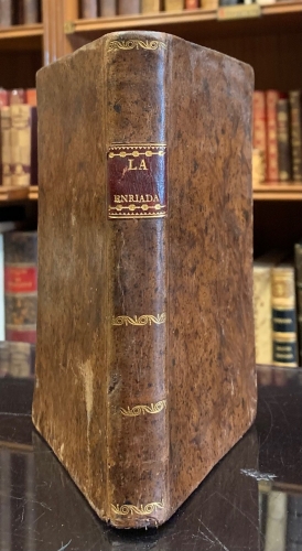 Portada de La Enriada en verso castellano - Voltaire. Jose Joaquin de Virues y Espinola
