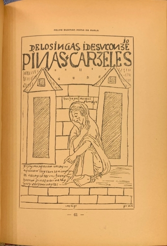 Portada de El Derecho Inca segun Felipe Guaman Poma de Ayala - Jose Varallanos. Felipe Guaman Poma de Ayala