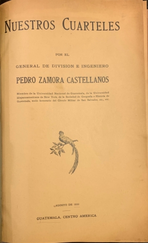 Portada de Nuestros Cuarteles - Pedro Zamora Castellanos