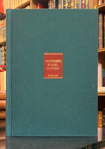 Portada de Constituciones de la Real Orden Americana de Isabel La Catolica instituida por S.M. el Rey Don Fernando VII en 24 de marzo de 1815