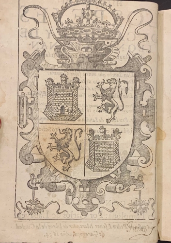 Portada de Historia de los Reyes de Castilla y de Leon Don Fernando el Magno, primero de este nombre, Infante de Navarra - Prudencio de Sandoval