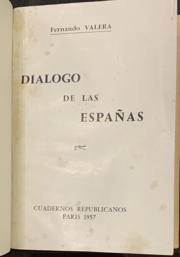 Portada de Dialogo de las Espa�as - Fernando Valera