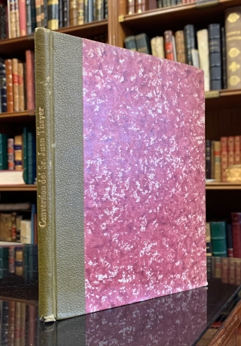 Portada de Relaci�n de la Conversi�n del Sr. Juan Thayer, antes Ministro Protestante en Boston en la Am�rica Septentrional y convertido a la religi�n cat�lica en Roma el d�a 25 de Mayo de 1783 - Juan Thayer