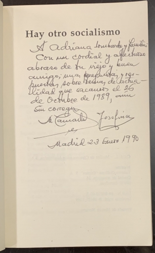 Portada de Hay otro Socialismo. Conversaciones con Marcelino Camacho - Felix Gil. Marcelino Camacho