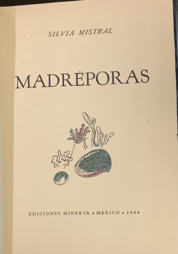 Portada de Madreporas - Silvia Mistral