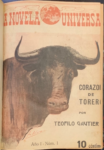 Portada de La Novela Universal. Revista semanal. A�o 1917 - Jose P�rez Guerrero, director