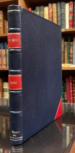 Portada de Rutas de Angustia y Esperanza. Poemas de la guerra y del destierro - V. Rico Soblechero