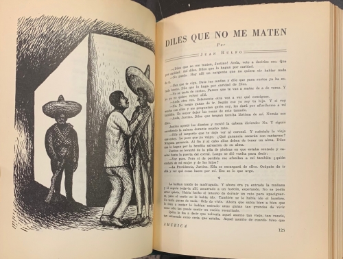 Portada de Am�rica. Revista Antologica de Literatura. N� 66, 1951. Diles que no me maten. Juan Rulfo - Juan Rulfo