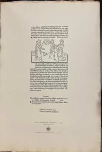 Portada de Monumenta Germaniae et Italiae Typographica. Deutsche und Italienische Inkunabeln. Dritte und Vierte Lieferung. Tafel 51-100 - K. Burger