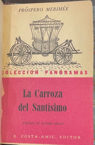 Portada de La Carroza del Sant�simo - Pr�spero Merim�e