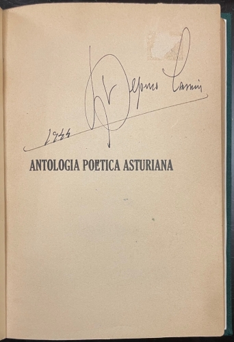 Portada de Antologia Poetica  - Teodoro Cuesta. Alfonso Camin