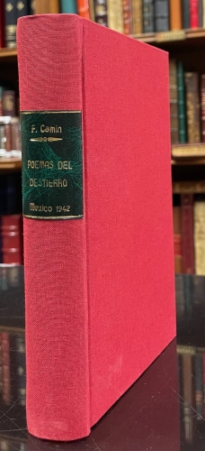 Portada de Los Poemas del Destierro y Nuevo Romancero Asturiano - Alfonso Camin