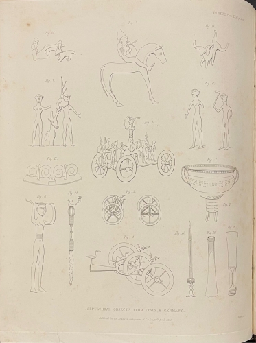 Portada de Remarks on a Bronze Object found at Lucera and on the worship of Pan Lycaeus or Faunus Lupercus - Raffaele Garrucci