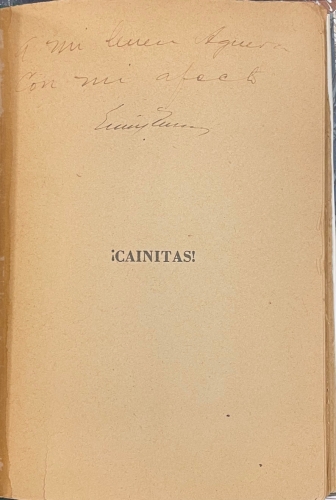 Portada de Cainitas. Patriotas y traidores espa�oles ante la conciencia americana - Enrique Lumen