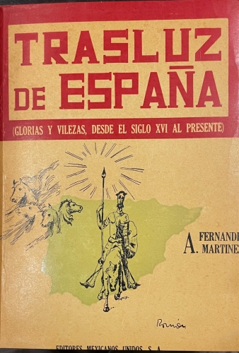 Portada de Trasluz de Espa�a - A. Fern�ndez Mart�nez