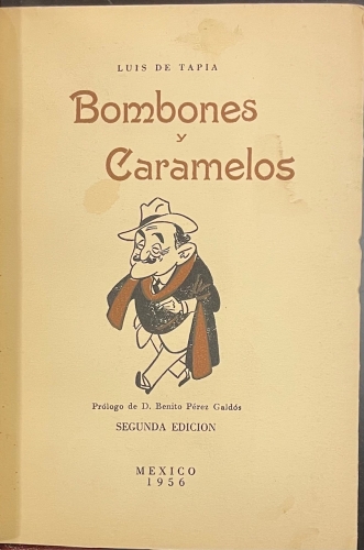 Portada de Bombones y Caramelos - Luis de Tapia