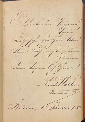 Portada de Album de Poesias en alem�n. S. XIX