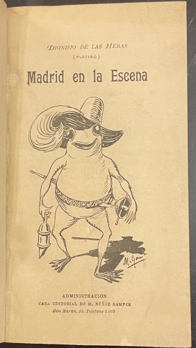 Portada de Madrid en la Escena - Dionisio de las Heras