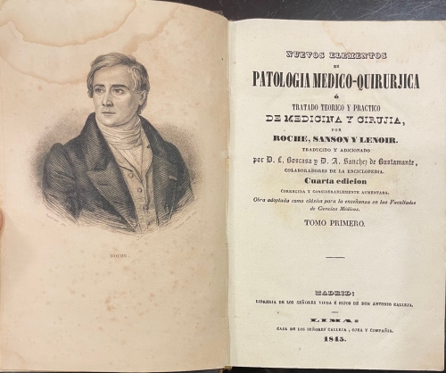 Portada de Nuevos Elementos de Patologia Medico-Quirurgica o Tratado Te�rico y Pr�ctico de Medicina y Cirujia - Roche, Sanson y Lenoir