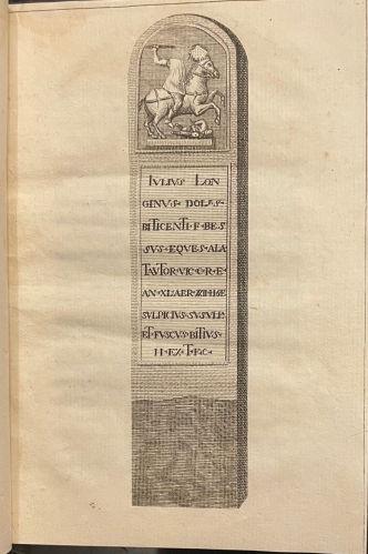 Portada de Monumento Romano, descubierto en Calahorra a 4 de Marzo de 1788 - Juan Antonio Llorente