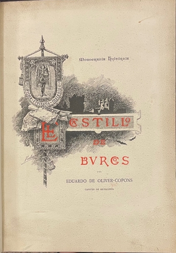 Portada de El Castillo de Burgos - Eduardo de Oliver-Copons