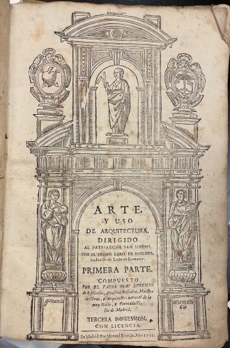 Portada de Arte y Uso de Arquitectura - Fray Lorenzo de San Nicol�s