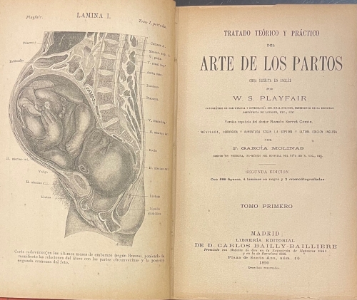 Portada de Tratado Te�rico y Pr�ctico del Arte de los Partos - W.S. Playfair