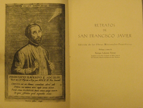 Portada de Retratos De San Francisco Javier - Pr�logo y Notas De Enrique Lafuente Ferrari