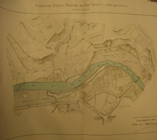 Portada de Proyecto De Aislamiento Del Puente De Toledo, Formaci�n De Una Glorieta a La Entrada Del Mismo y Parque Comprensivo De La Pradera De San Isidro y De La Ermita Del Sto. Patr�n De Madrid. Moci�n Del Alcalde, Presidente, D. Luis Silvela.