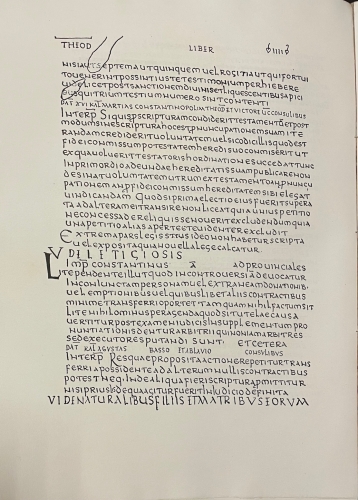 Portada de Legis Romanae Wisigothorum Fragmenta Ex Codice Palimpsesto Sanctae Legionensis Ecclesiae Protulit  Illustravit Ac Sumptu Publico Edidit Regia Historiae Academia Hispana - Fernandez Guerra et Orbe, Franciscus a Cardenas et Espejo, Fidelis Fita et Colomer, Emmanuel Danvila et Collado, Joannes a Deo Rada et Delgado, Marcellinus Menendez et Pelayo, Eduardus Ab Hinojosa et Naveros.
