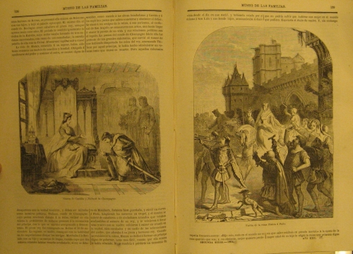 Portada de Museo De Las Familias. Periodico Mensual Pintoresco, Publicado y Dirigido Por Mellado. A�o 1864