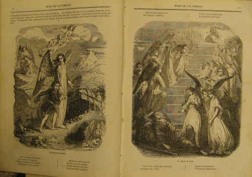 Portada de Museo De Las Familias. Peri�dico Mensual Publicado y Dirigido Por Mellado. 1861.