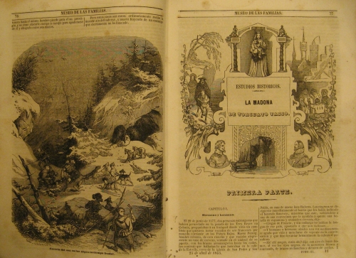 Portada de Museo De Las Familias. Peri�dico Mensual Publicado y Dirigido Por Mellado. 1845