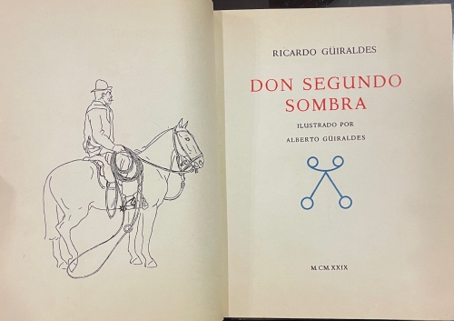Portada de Don Segundo Sombra - Ricardo G�raldes