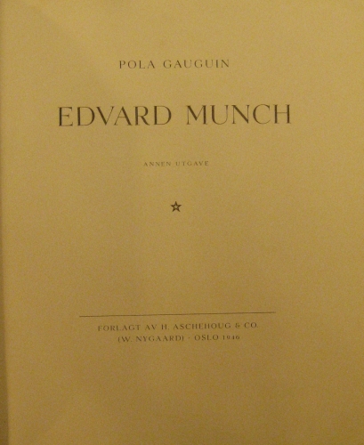 Portada de Eduard Munch - Pola Gaugin