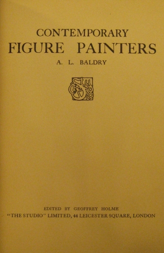 Portada de Contemporary Figure Painters - A.L. Baldry